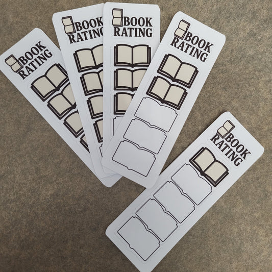 Reader’s Mark Sticker Series – Book Rating & Spicy Level  Journaling & Annotation Sticker