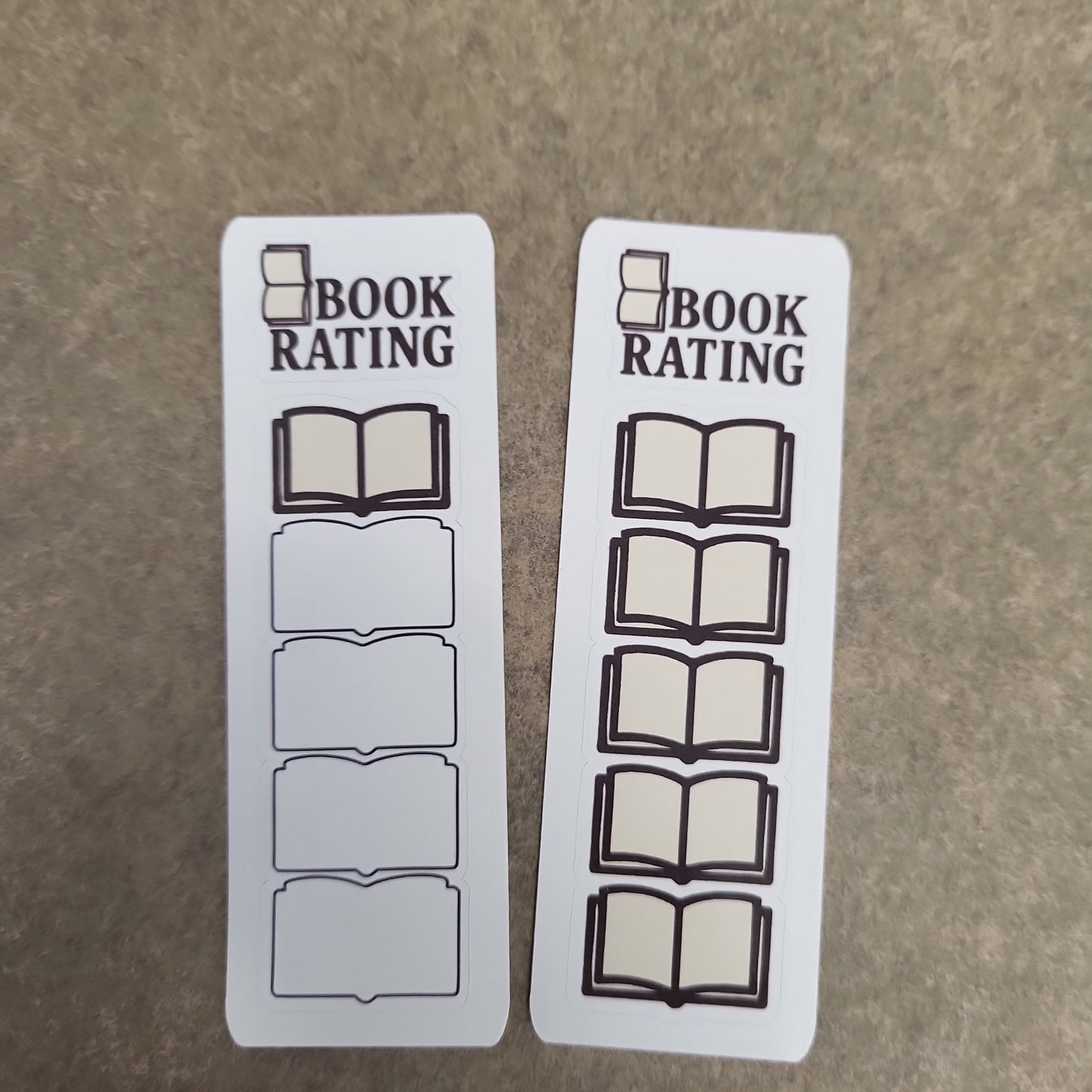Reader’s Mark Sticker Series – Book Rating & Spicy Level  Journaling & Annotation Sticker