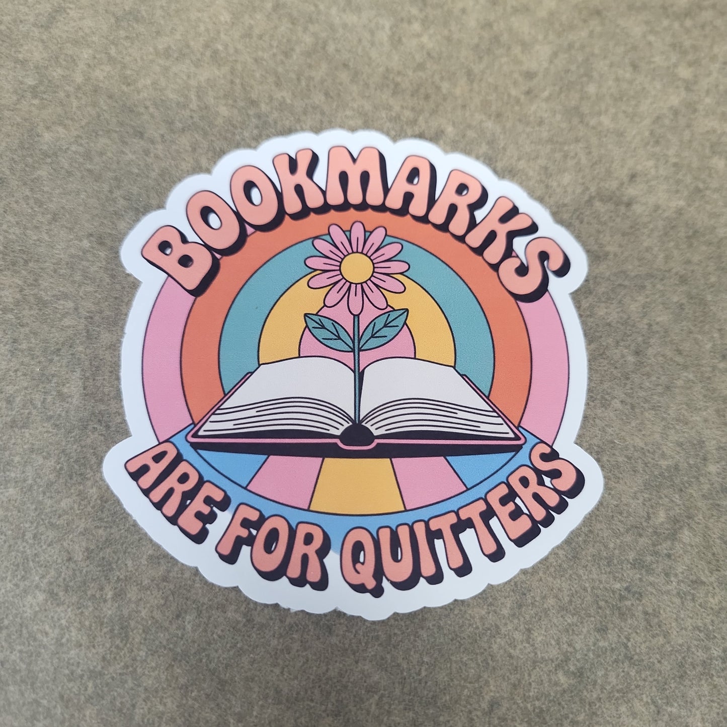 “Books Are My Therapy” Sticker – Cosy Literary Design  Individual or Full Set Available